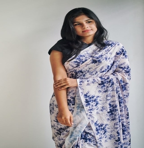 Italian Crepe Saree