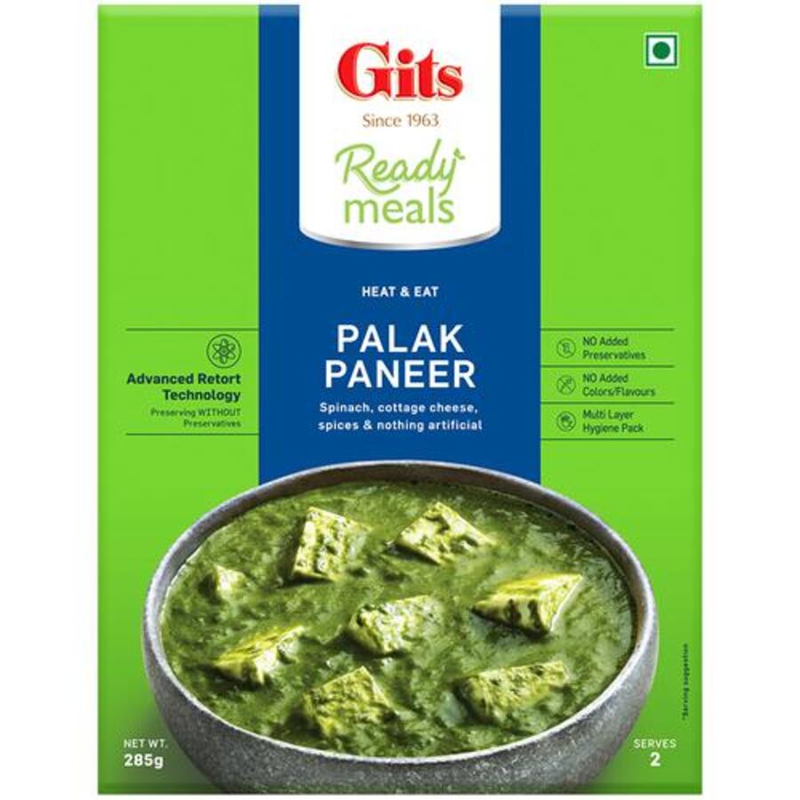 Ready To Eat - Palak Paneer, 285 g Carton