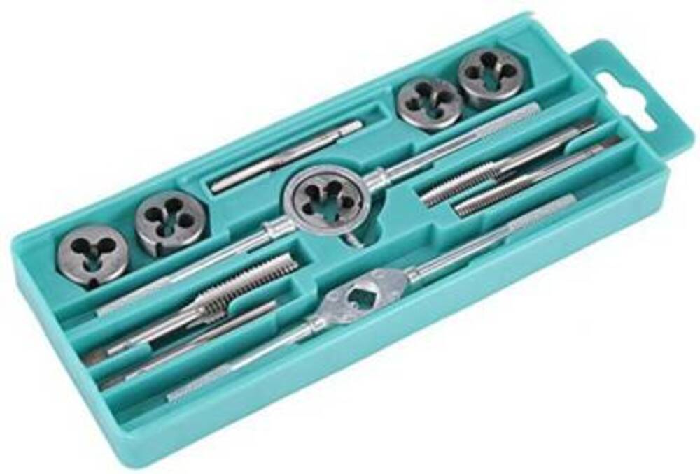 12pcs M6-M12 Metric Thread Taps and Dies Set