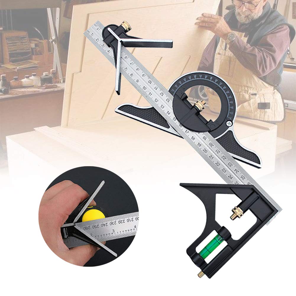 Piece 24inch 4r Combination Square Stainless Steel T Square Ruler