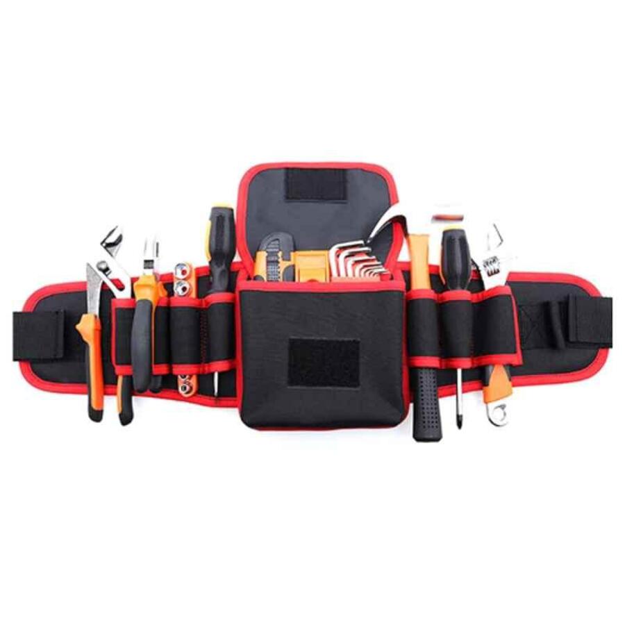 Nylon Black Belt Adjustable Tool Bag Apron